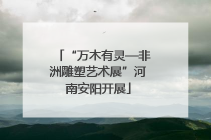 “万木有灵—非洲雕塑艺术展”河南安阳开展