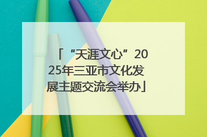 “天涯文心”2025年三亚市文化发展主题交流会举办