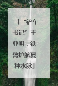 “铲车书记”王亚明：铁臂护航夏种水脉