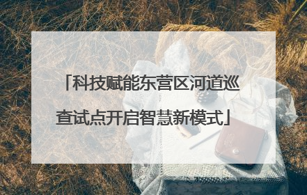 科技赋能东营区河道巡查试点开启智慧新模式