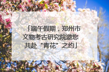 端午假期，郑州市文物考古研究院邀您共赴“青花”之约