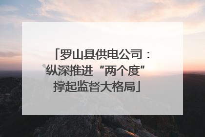罗山县供电公司：纵深推进“两个度” 撑起监督大格局
