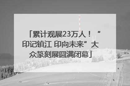 累计观展23万人！“印记镇江 印向未来”大众篆刻展圆满闭幕