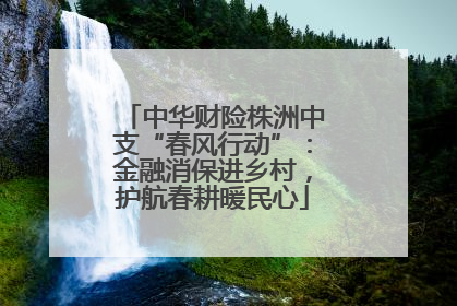 中华财险株洲中支“春风行动”：金融消保进乡村，护航春耕暖民心
