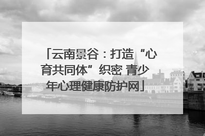 云南景谷：打造“心育共同体”织密 青少年心理健康防护网