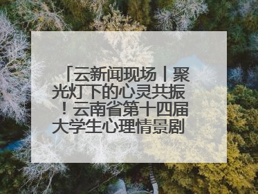 云新闻现场丨聚光灯下的心灵共振！云南省第十四届大学生心理情景剧决赛燃情开演