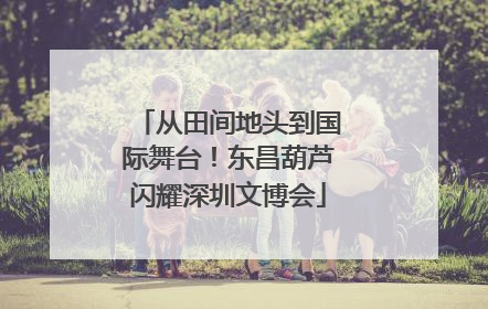 从田间地头到国际舞台！东昌葫芦闪耀深圳文博会