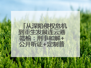 从深陷侵权危机到重生发展连云港赣榆：刑事和解+公开听证+定制普法，让玩具公司回到正轨