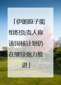 伊朗原子能组织负责人称该国核计划仍在继续强力推进