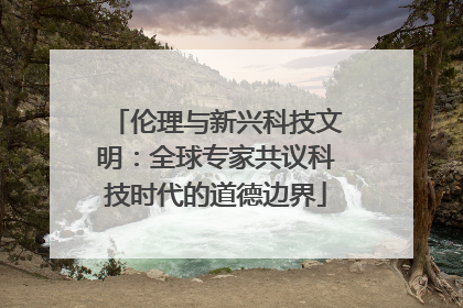 伦理与新兴科技文明：全球专家共议科技时代的道德边界
