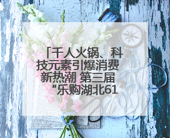 千人火锅、科技元素引爆消费新热潮 第三届“乐购湖北616三好节”在夷陵区盛大启幕