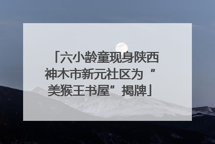 六小龄童现身陕西神木市新元社区为“美猴王书屋”揭牌