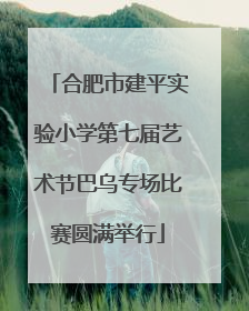 合肥市建平实验小学第七届艺术节巴乌专场比赛圆满举行