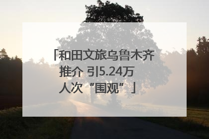 和田文旅乌鲁木齐推介 引5.24万人次“围观”