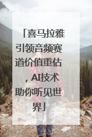 喜马拉雅引领音频赛道价值重估，AI技术助你听见世界