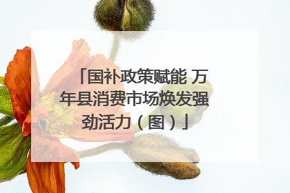 国补政策赋能 万年县消费市场焕发强劲活力（图）