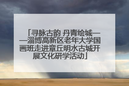 寻脉古韵 丹青绘城——淄博高新区老年大学国画班走进章丘明水古城开展文化研学活动
