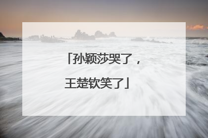 孙颖莎哭了，王楚钦笑了