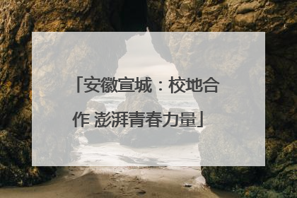 安徽宣城：校地合作 澎湃青春力量