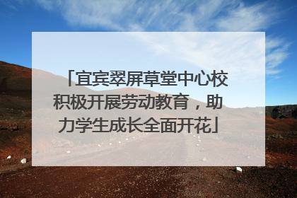 宜宾翠屏草堂中心校积极开展劳动教育，助力学生成长全面开花
