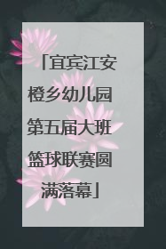 宜宾江安橙乡幼儿园第五届大班篮球联赛圆满落幕