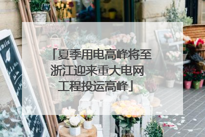 夏季用电高峰将至 浙江迎来重大电网工程投运高峰