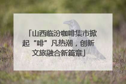 山西临汾咖啡集市掀起“啡”凡热潮，创新文旅融合新篇章