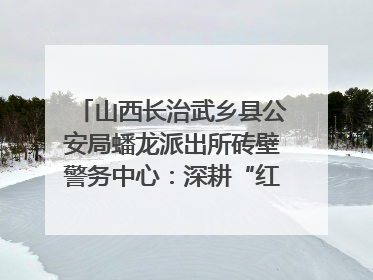 山西长治武乡县公安局蟠龙派出所砖壁警务中心：深耕“红色警务” 谱写“平安答卷”