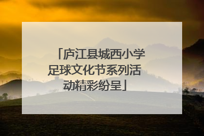 庐江县城西小学足球文化节系列活动精彩纷呈