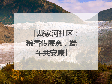 戴家河社区：粽香传廉意，端午共安康