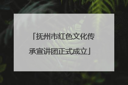 抚州市红色文化传承宣讲团正式成立