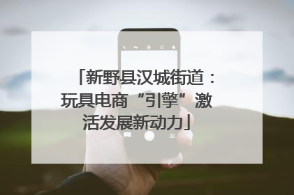 新野县汉城街道：玩具电商“引擎”激活发展新动力