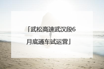 武松高速武汉段6月底通车试运营