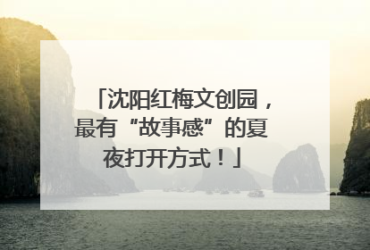 沈阳红梅文创园，最有“故事感”的夏夜打开方式！