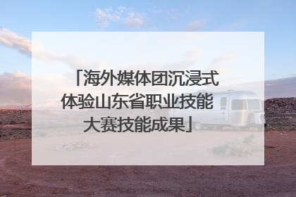 海外媒体团沉浸式体验山东省职业技能大赛技能成果
