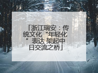 浙江瑞安：传统文化“年轻化”表达 架起中日交流之桥