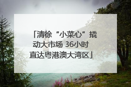清徐“小菜心”撬动大市场 36小时直达粤港澳大湾区