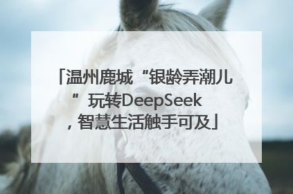 温州鹿城“银龄弄潮儿”玩转DeepSeek，智慧生活触手可及