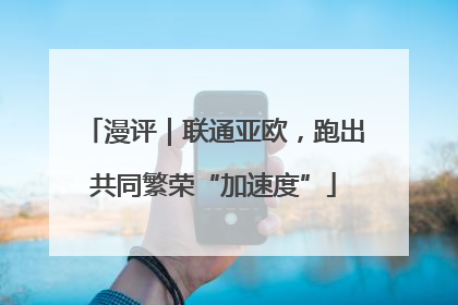漫评｜联通亚欧，跑出共同繁荣“加速度”