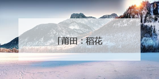 莆田：稻花香里产业新