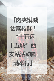 肉夹馍喊话荔枝鲜！“十五运·十五城”西安站活动圆满举行