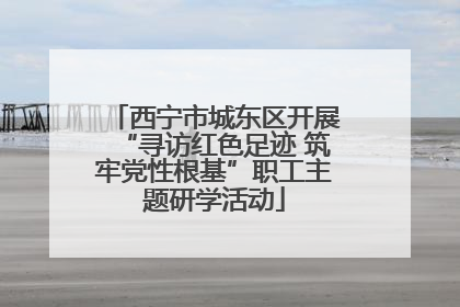 西宁市城东区开展“寻访红色足迹 筑牢党性根基”职工主题研学活动