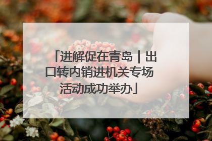 进解促在青岛｜出口转内销进机关专场活动成功举办