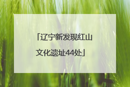 辽宁新发现红山文化遗址44处
