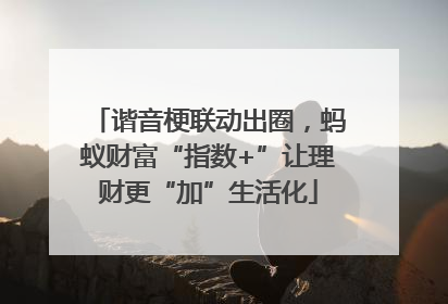 谐音梗联动出圈，蚂蚁财富“指数+”让理财更“加”生活化