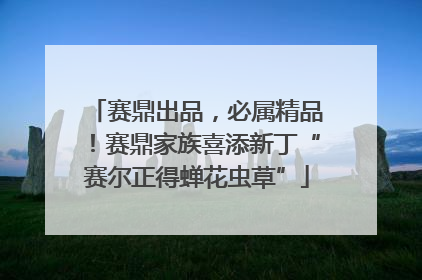 赛鼎出品，必属精品！赛鼎家族喜添新丁“赛尔正得蝉花虫草”