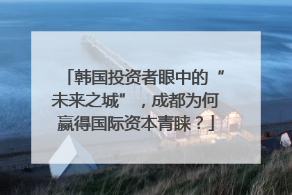 韩国投资者眼中的“未来之城”，成都为何赢得国际资本青睐？