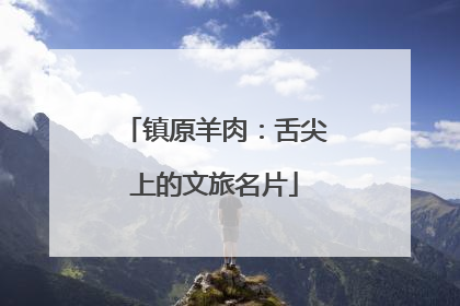 镇原羊肉：舌尖上的文旅名片