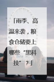 雨季、高温来袭，粮食仓储要上哪些“黑科技”？