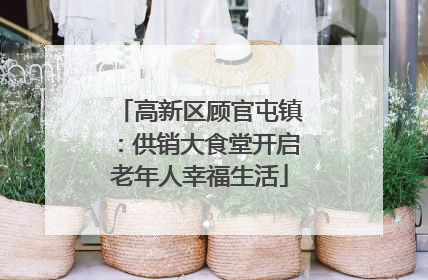 高新区顾官屯镇：供销大食堂开启老年人幸福生活